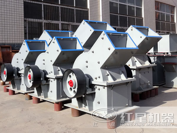 不同型號規(guī)格下的錘破碎機