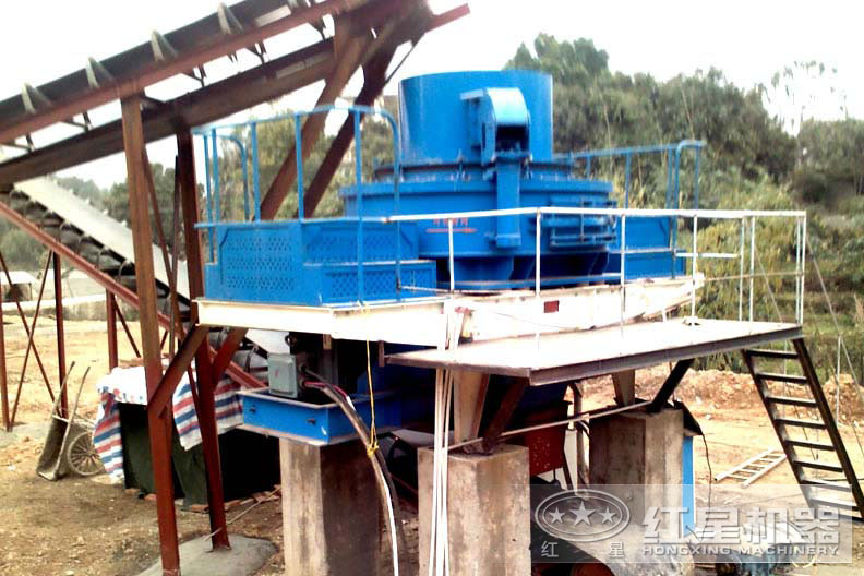 浙江河卵石制砂生產線現(xiàn)場